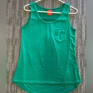 Women’s Tracy Negoshian Green Tank Blouse Size Medium